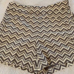 Anthropologie Cartonnier Chevron Shorts size 6